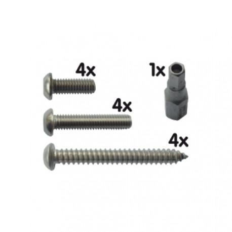 Sicherheitsschrauben-Set mit Adapter für M15/M25