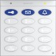 Keypad mit RFID-Technik, dunkelgrau