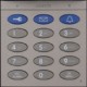 Keypad mit RFID-Technik, dunkelgrau