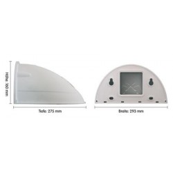 Mobotix Wandhalter für DualDome-Kameras D1x