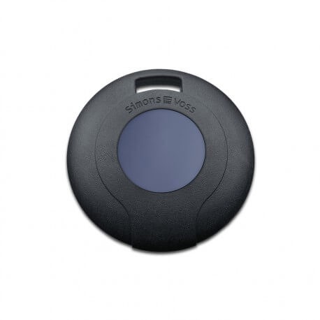 Transponder MobileKey mit blauem Taster