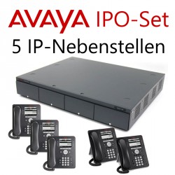 Avaya IP Office Set mit 5 IP-Telefonen (erweiterbar)