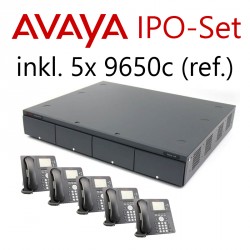 Avaya IP Office Set mit 5x 9650C (ref.) IP-Telefonen (erweiterbar) im Bundle